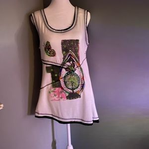 Embellished tank